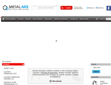 Tablet Screenshot of metal-mix.pl